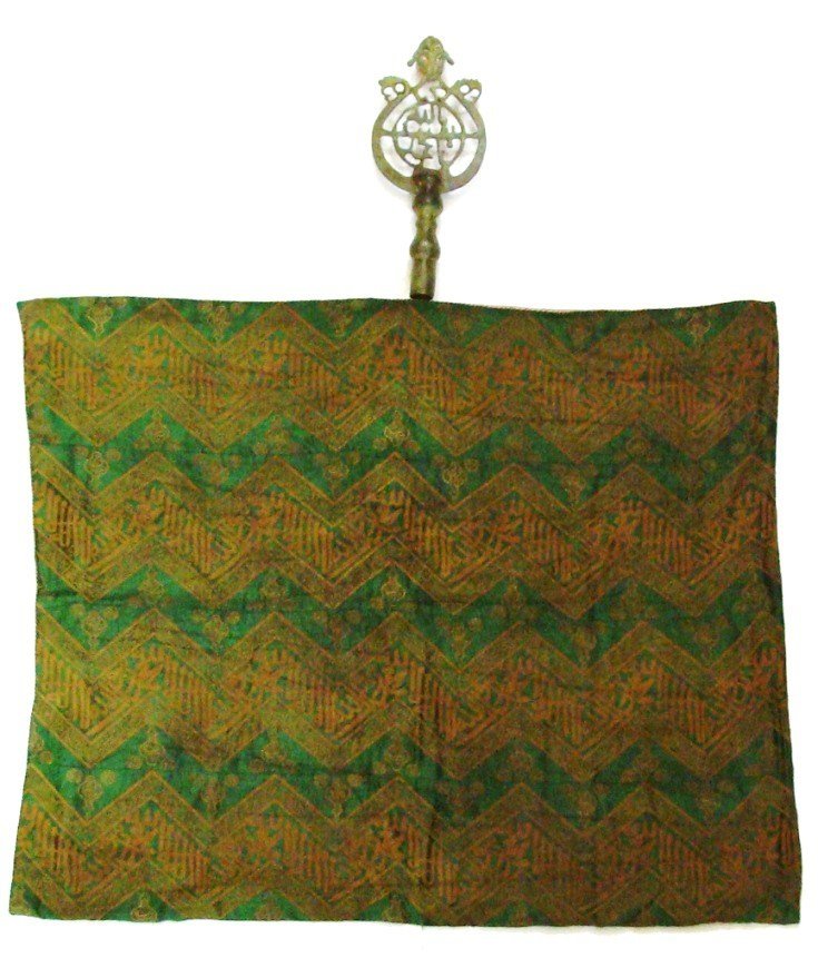 Islamic ottoman textile embroidery Flag pole Top Topper (1 of 6)