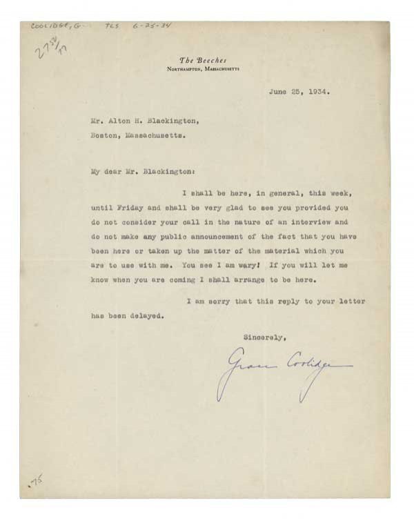 GRACE COOLIDGE