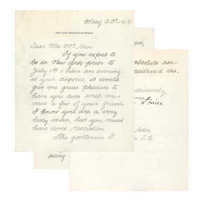 HENRY FRICK ON THE U.S. RAIL SYSTEM