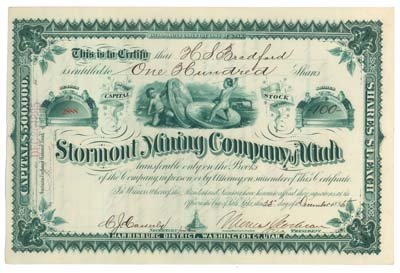 STORMONT MINING COMPANY OF UTAH