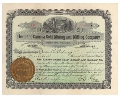 THE GIANT-CAMERA GOLD MINING AND MILLING CO