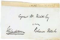 WILLIAM GLADSTONE TO CYRUS FIELD (1 of 1)