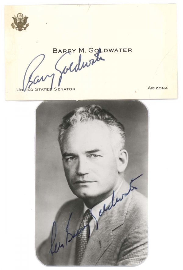 BARRY GOLDWATER: Barry Goldwater (1909-1998) Politician. Goldwater used the Senate as a pulpit to preach his conservative creed and became the nation's leading conservative spokesman. In 1964 he won the Republican nom