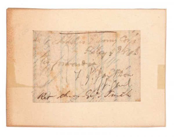 THOMAS J. "STONEWALL" JACKSON SIGNATURE: THOMAS J. "STONEWALL" JACKSON SIGNATURE THOMAS JONATHAN "STONEWALL" JACKSON (1824 - 1863) Confederate general during the American Civil War, and probably the most well-known Confederate commander 