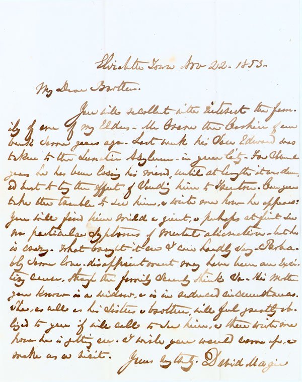 DAVID MAGIE: "EDWARD WAS TAKEN TO THE INSANE ASYLU