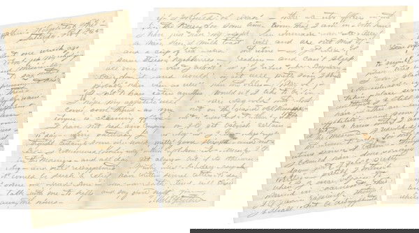 There Are Two Officers In The Room That I Am In -: [CIVIL WAR SURGEON LETTER] WILLIAM HARRISON GITHENS (1827-1904) Surgeon in the Union army during the American Civil War. At the outset of the war, Githens enlisted as an Orderly Sergeant in the 16th I
