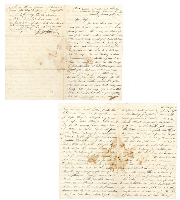 … We Are Anxiously Looking For Orders To Join Our: [CIVIL WAR SURGEON LETTER] WILLIAM HARRISON GITHENS (1827-1904) Surgeon in the Union army during the American Civil War. At the outset of the war, Githens enlisted as an Orderly Sergeant in the 16th I