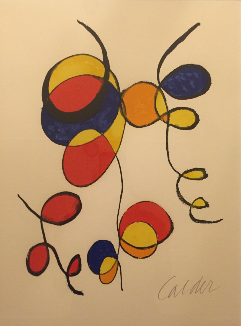 ALEXANDER CALDER   "Spirals" Lithograph, signed (1 of 4)
