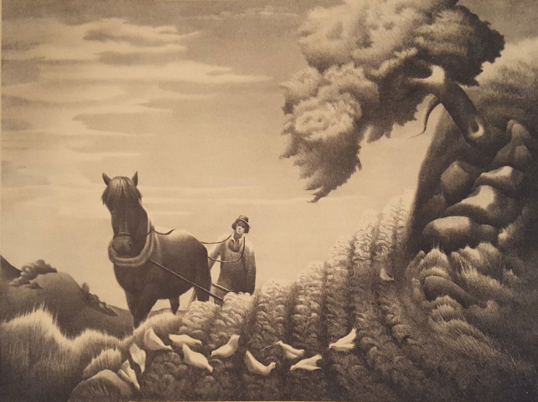 BERNARD STEFFEN Signed Litho "Upland" (1 of 5)