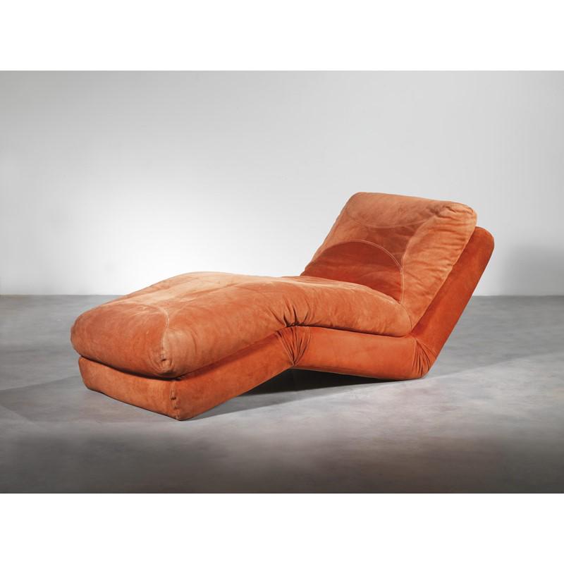 Alessandro Becchi (Firenze, 1946 - 1987)   «PAPESSA» CHAISE LONGUE, WOODEN (1 of 1)