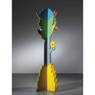 Lapo Binazzi (Firenze 1943) TOTEM, PAINTED WOOD STRUCTURE: TOTEM in legno smaltatoProduzione Firenze, Italia, 1978cm H180xL60xP60Autentica dell’artistaBibliografia di confrontoM. C. Didero, SuperDesign. Italian Radical Design 1965-75, The Monacelli Press,