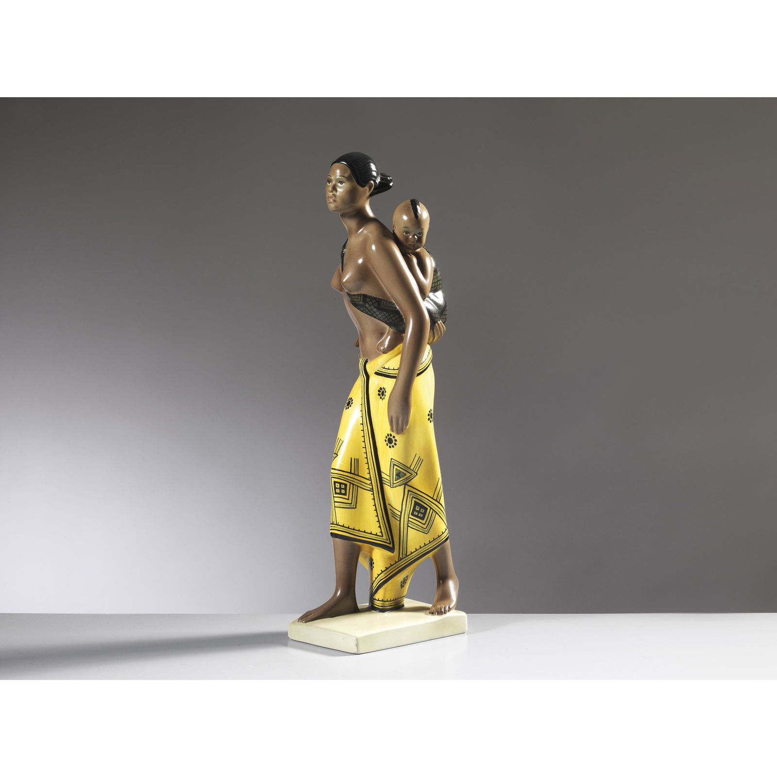 Abele Jacopi<br>(Lucca, 1882 - 1957)  CERAMIC SCULPTURE (1 of 2)