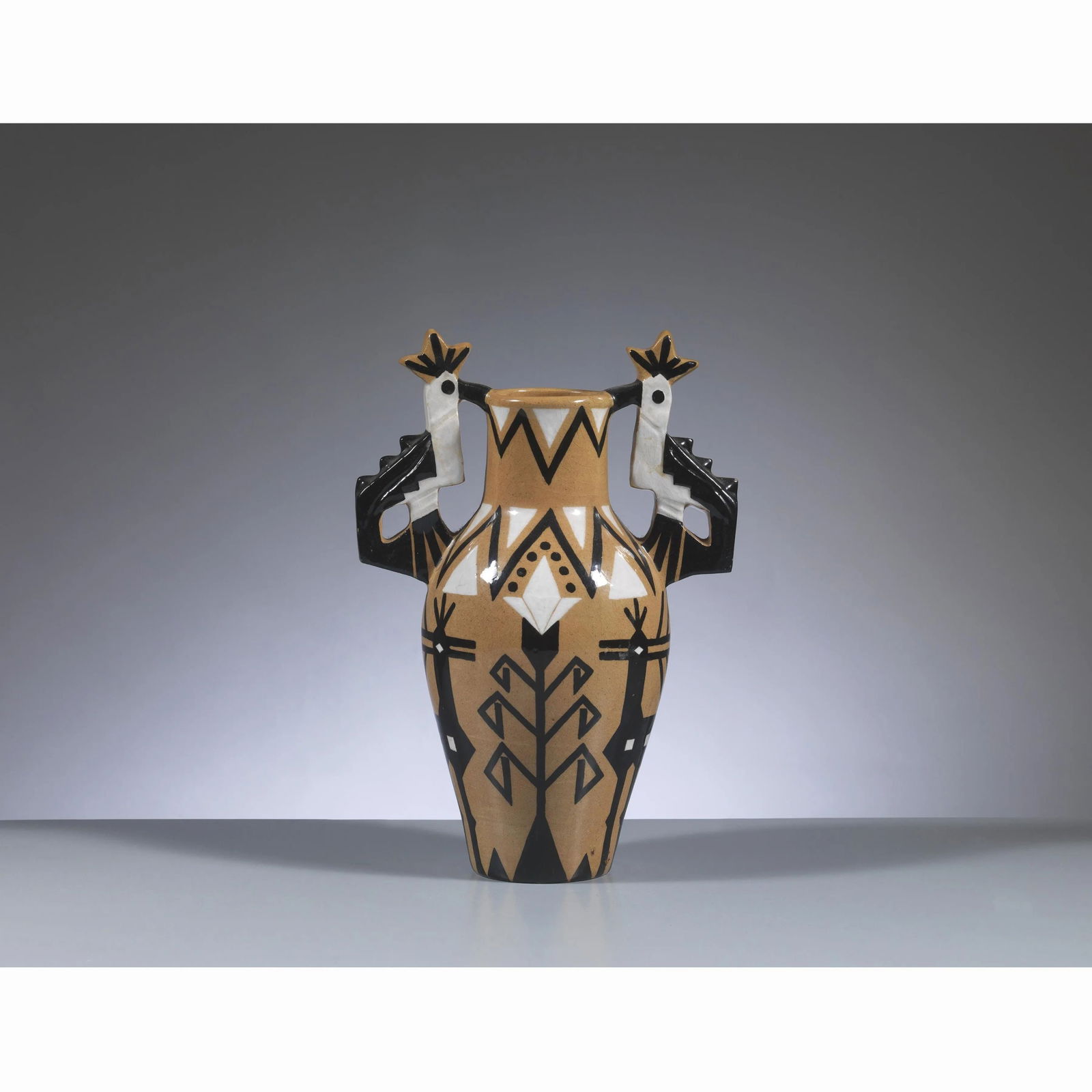 Federico Melis CERAMIC VASE: Federico Melis (Bosa, 1891 - Urbania, 1969) CERAMIC VASE VASO in ceramica Firma sul fondo Produzione Italia, 1925 circa cm H24xL18xP12 Bibliografia di confronto M. Marini, M. L. Ferru,