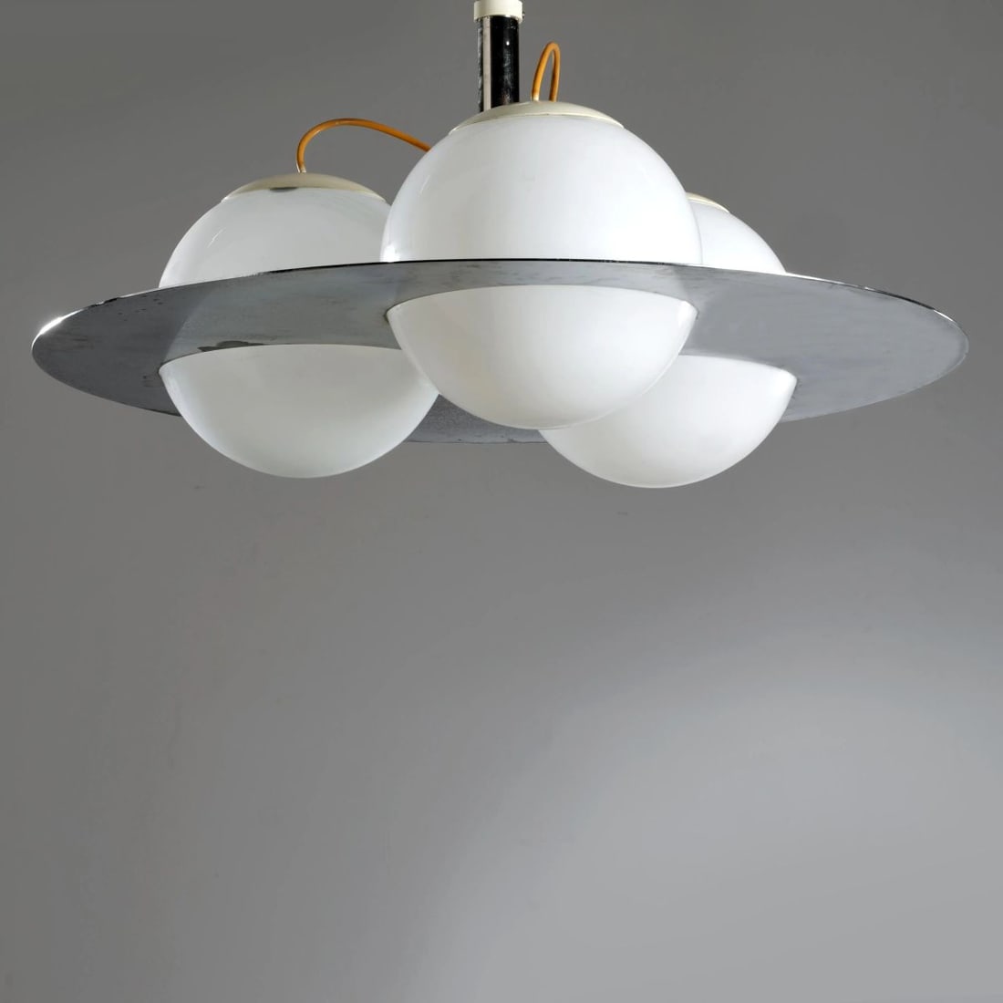 GLASS AND METAL CEILING LAMP (1 of 1)