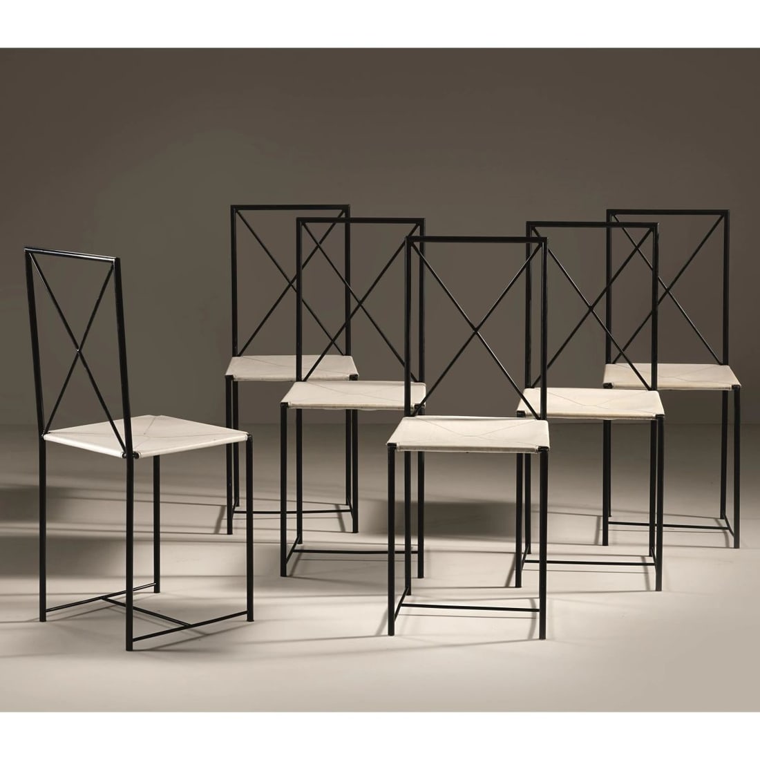 Mario Asnago e Claudio Vender SIX « MOKA » CHAIRS (1 of 1)