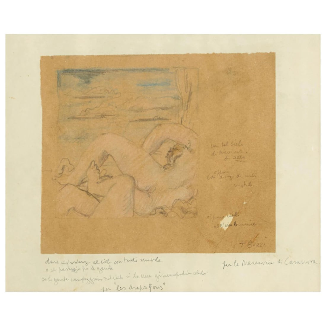 Tomaso Buzzi DRAWING (1 of 2)