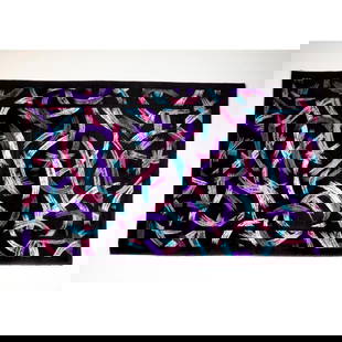 Missoni FABRIC RUG: Missoni FABRIC RUG&nbsp; &nbsp; TAPPETO in tessuto Produzione Missoni, Italia, 1980 circa cm H128xL200xP2 &nbsp; &nbsp;