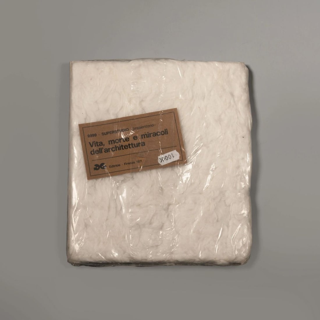 Gruppo 9999 - Superstudio: Gruppo 9999 - Superstudio «S-SPACE. VITA, MORTE E MIRACOLI DELL’ARCHITETTURA », EXHIBITION CATALOGUE PUBLISHED FOR THE “S-SPACE MONDIAL FESTIVAL N.1” IN