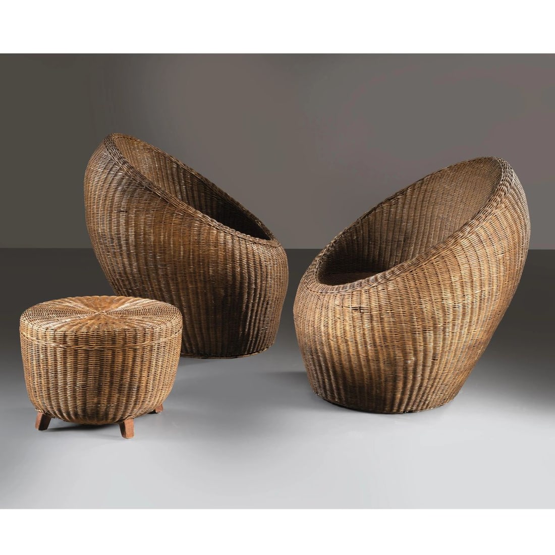 TWO ARMCHAIRS AND A POUF (1 of 1)