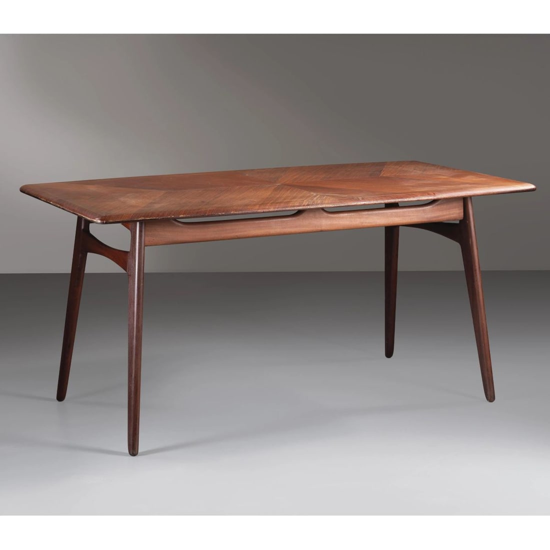 WOODEN TABLE: WOODEN TABLE TAVOLO in legno Produzione Italia, 1965 circa cm H77xL157xP82