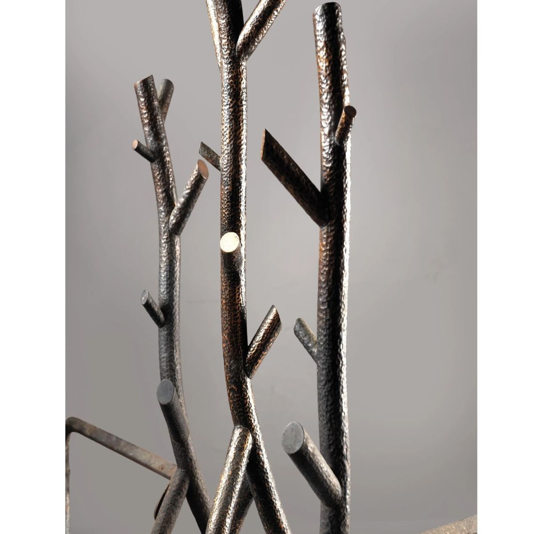 COPPER FIREPLACE SET - 2