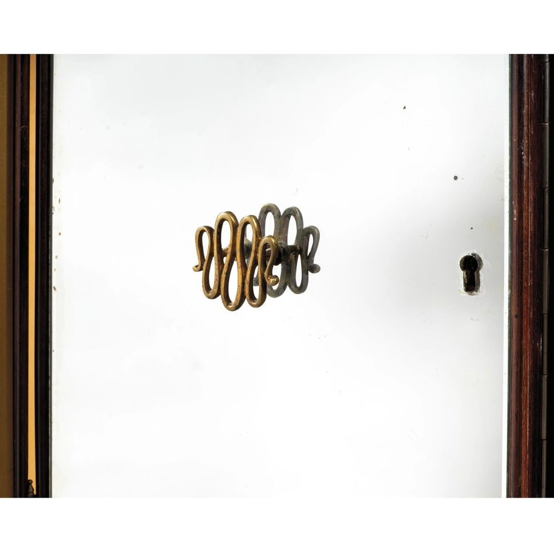 WOODEN AND MIRROR CABINET BAR - 4