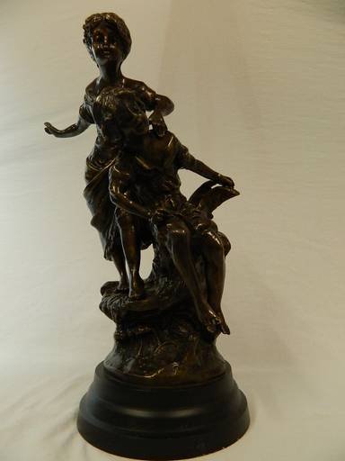 Boy & Girl Bronze, Signed (1 of 7)