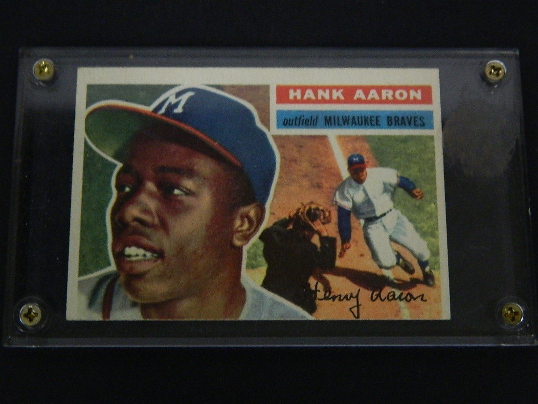 1956 Topps Hank Aaron #31 Baseball Card (1 of 10)