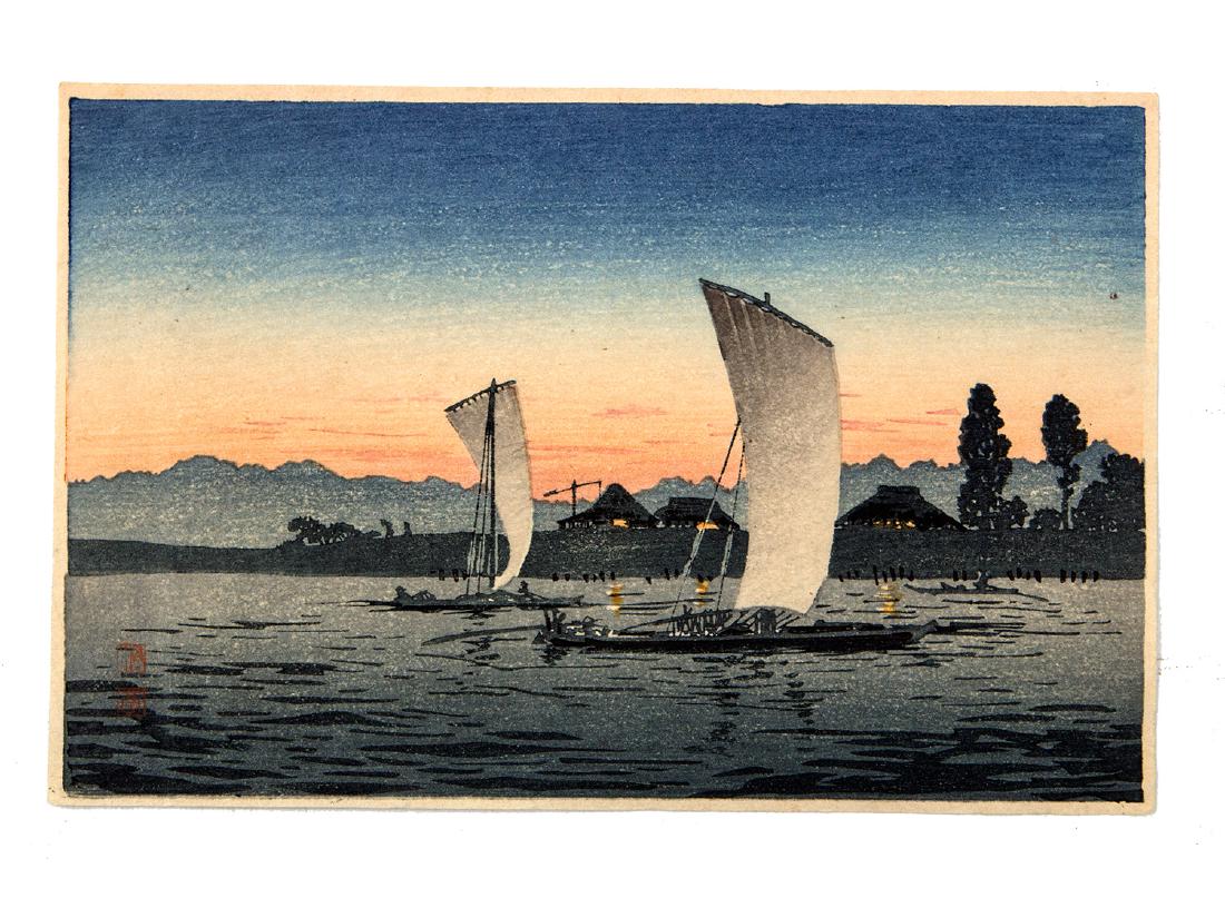 A SET OF THREE JAPANESE SMALL PRINTS (1 of 3)