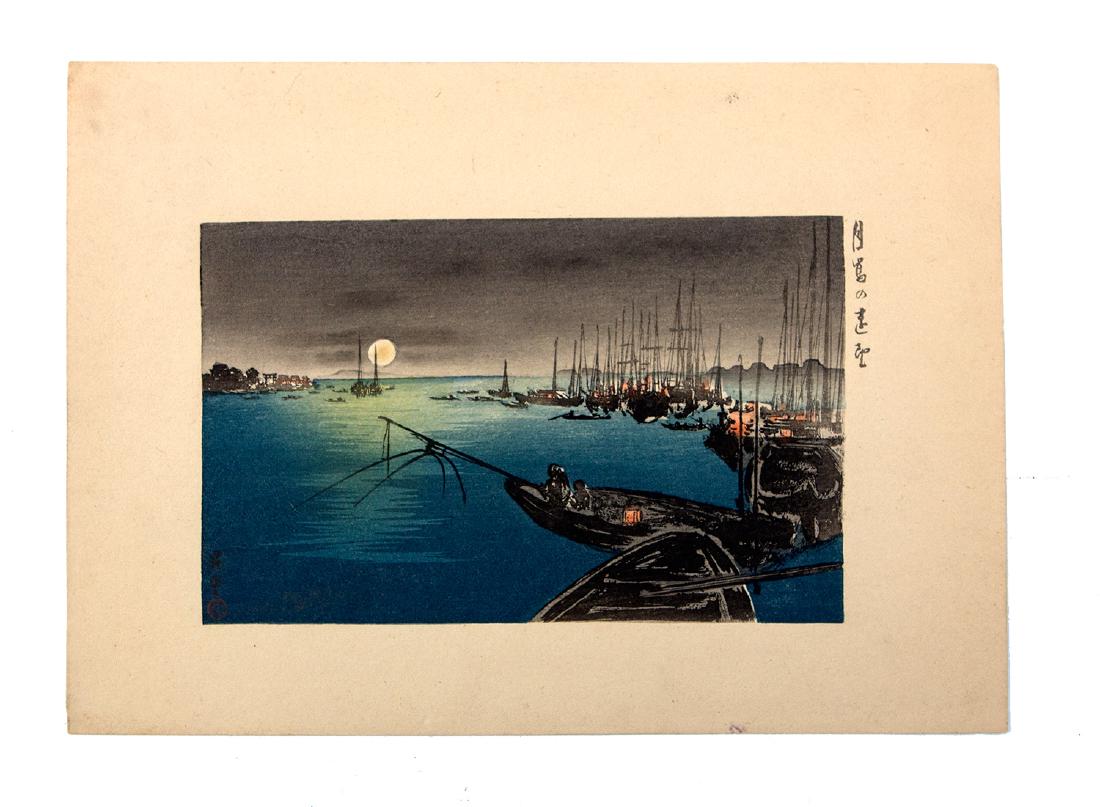 A SET OF TWELVE JAPANESE SMALL PRINTS (1 of 12)