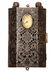 AN AUSTRIAN ENAMELED SILVER VANITY BOX W. WATCH