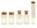 A LONDON GOLD LIDDED PERFUME BOTTLE SET BY ASPREY