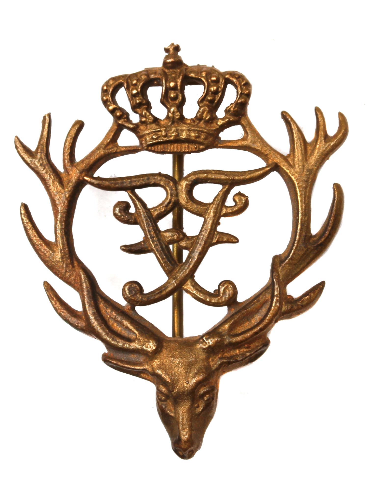 AN IMPERIAL GERMANY BRONZE HUNTING BADGE (1 of 2)