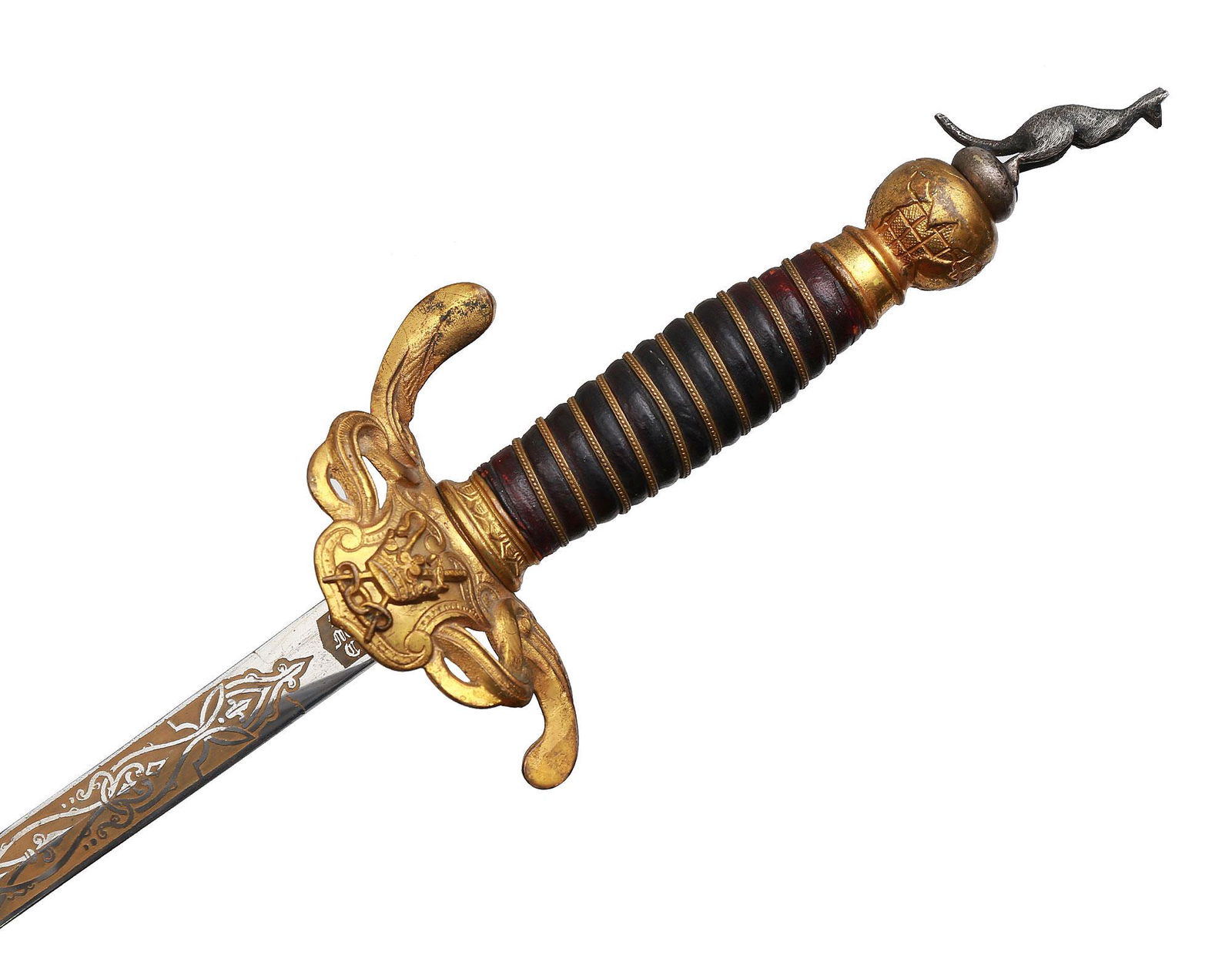 A SET OF TWO CEREMONIAL MASONIC SWORDS (1 of 17)