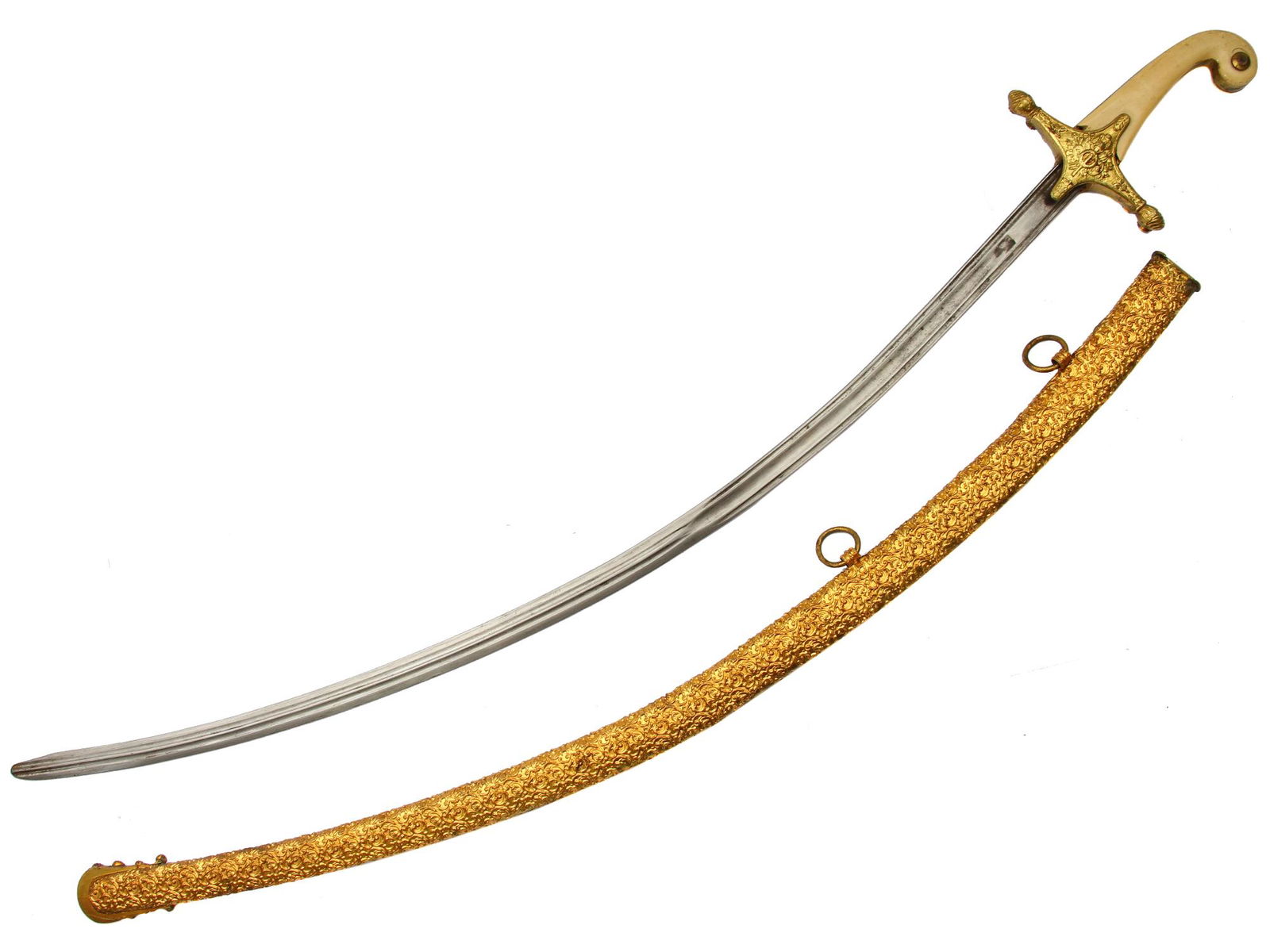 AN ISLAMIC ORIENTAL OTTOMAN SABER SWORD (1 of 7)