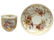 A GERMAN KPM CUP AND SAUCER WITH CHERUBS, 19 CEN.