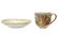 A GERMAN KPM CUP AND SAUCER WITH CHERUBS, 19 CEN. - 3