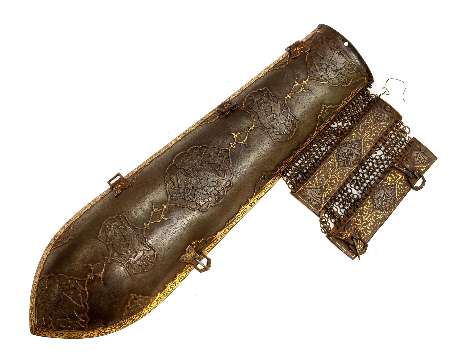 AN INDO-PERSIAN ARM BAND (BAZU BAND). 19TH CEN. (1 of 2)