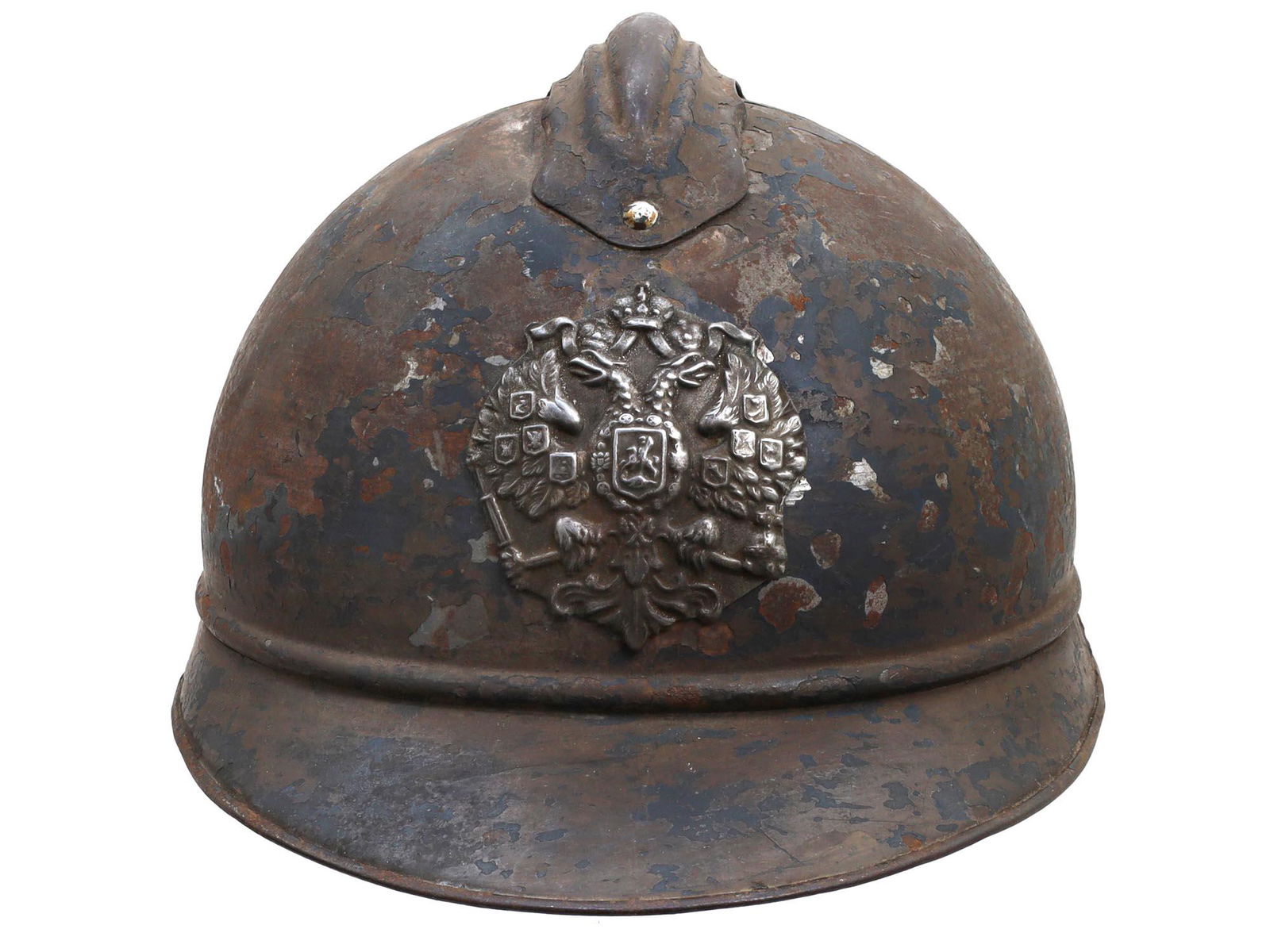 A RARE IMPERIAL RUSSIAN ARMY ADRIAN HELMET (1 of 6)