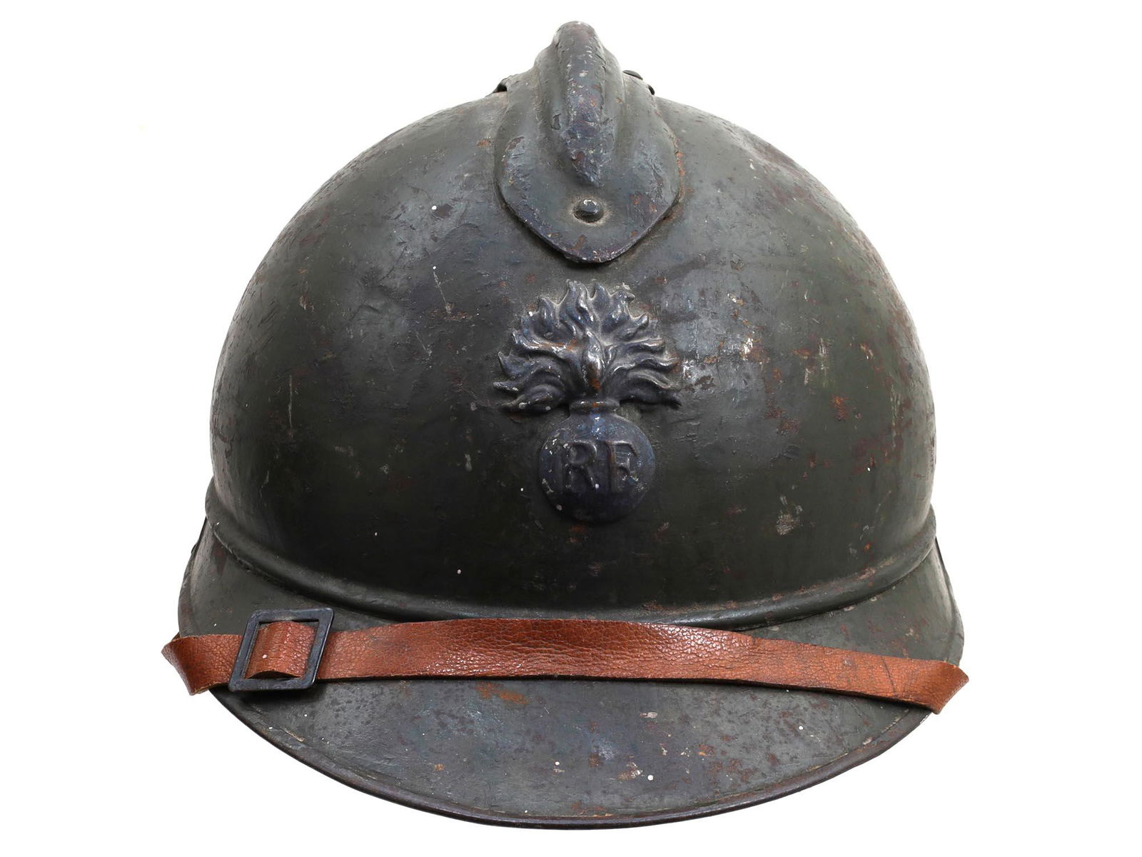 A FRENCH ARMY ADRIAN HELMET M1915, INFANTRY (1 of 6)
