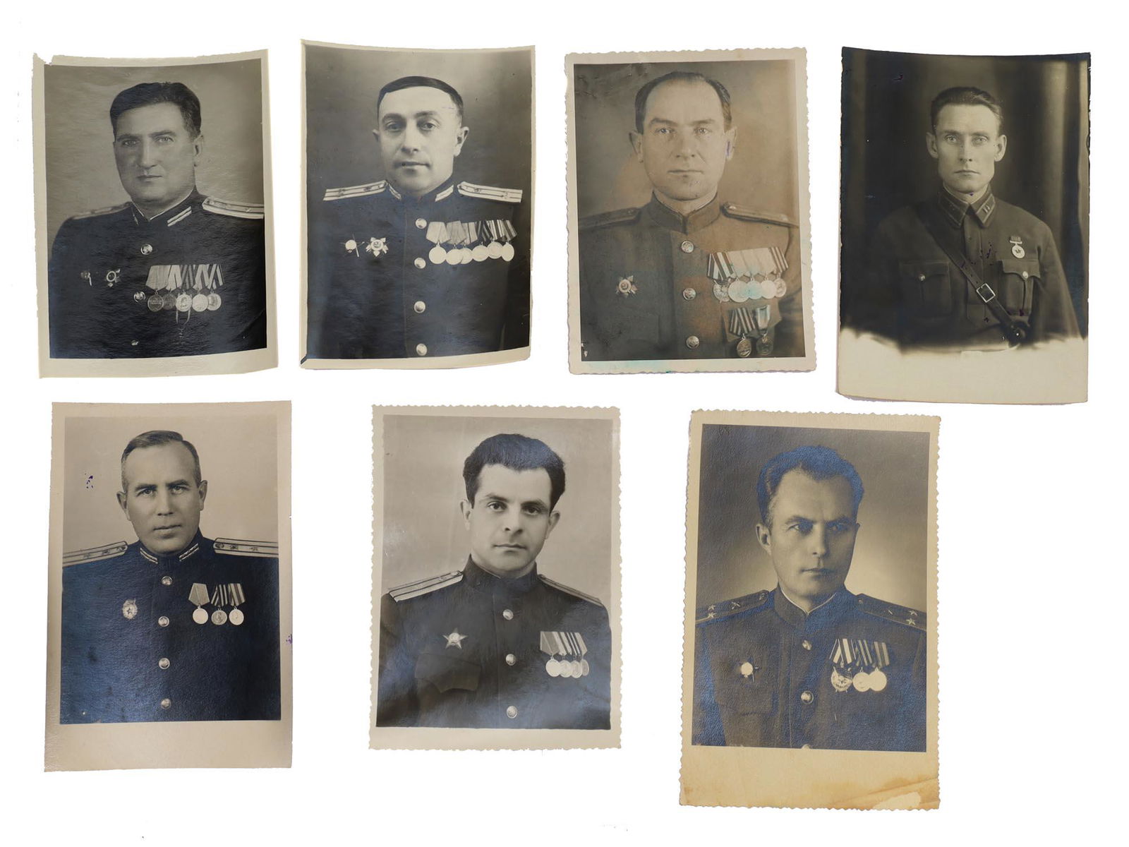 A SET OF 7 SOVIET RUSSIAN MILITARY PHOTOGRAPH'S (1 of 2)