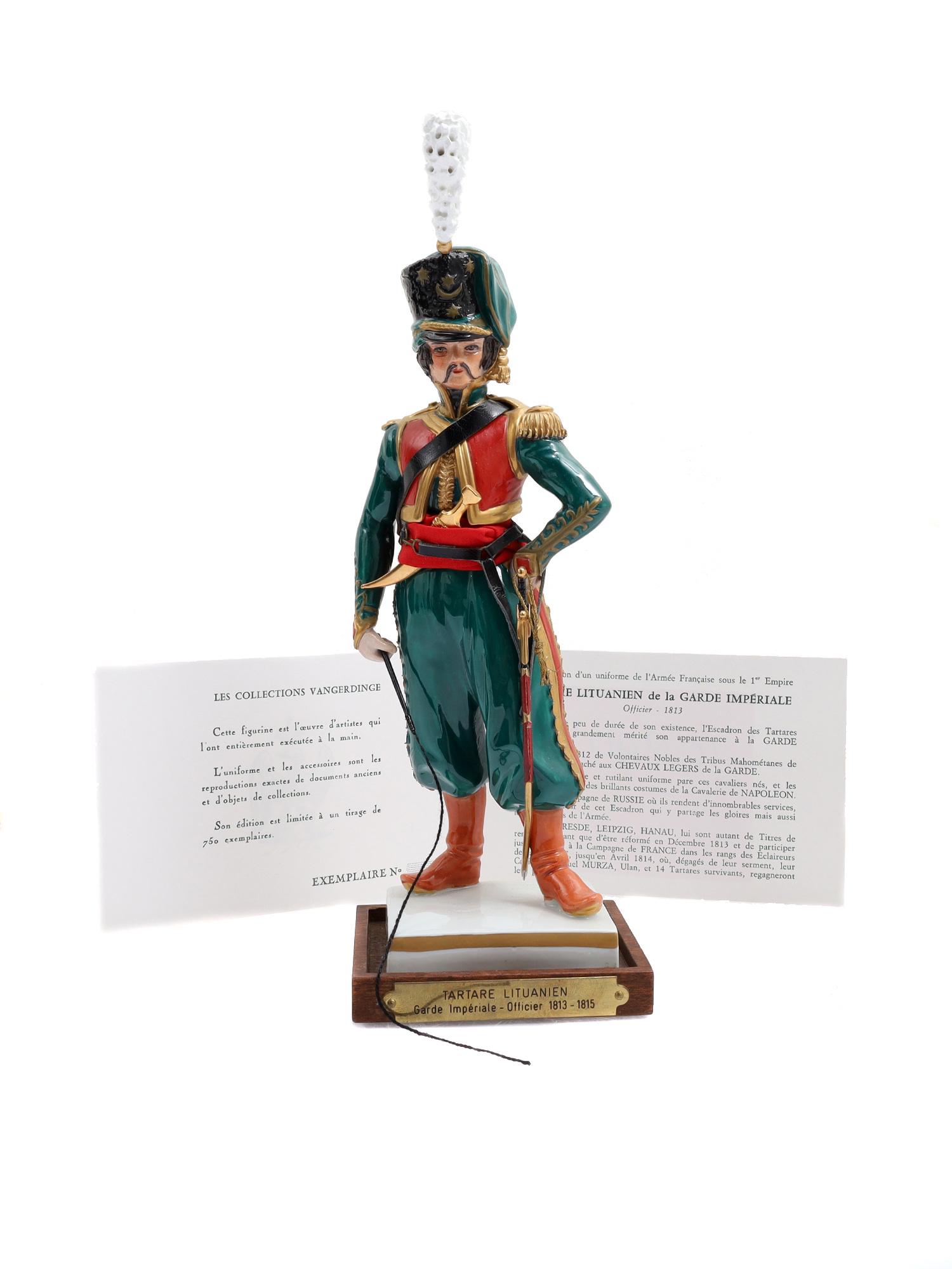 A GERDINGE FRENCH PORCELAIN SOLDIER FIGURINE (1 of 3)