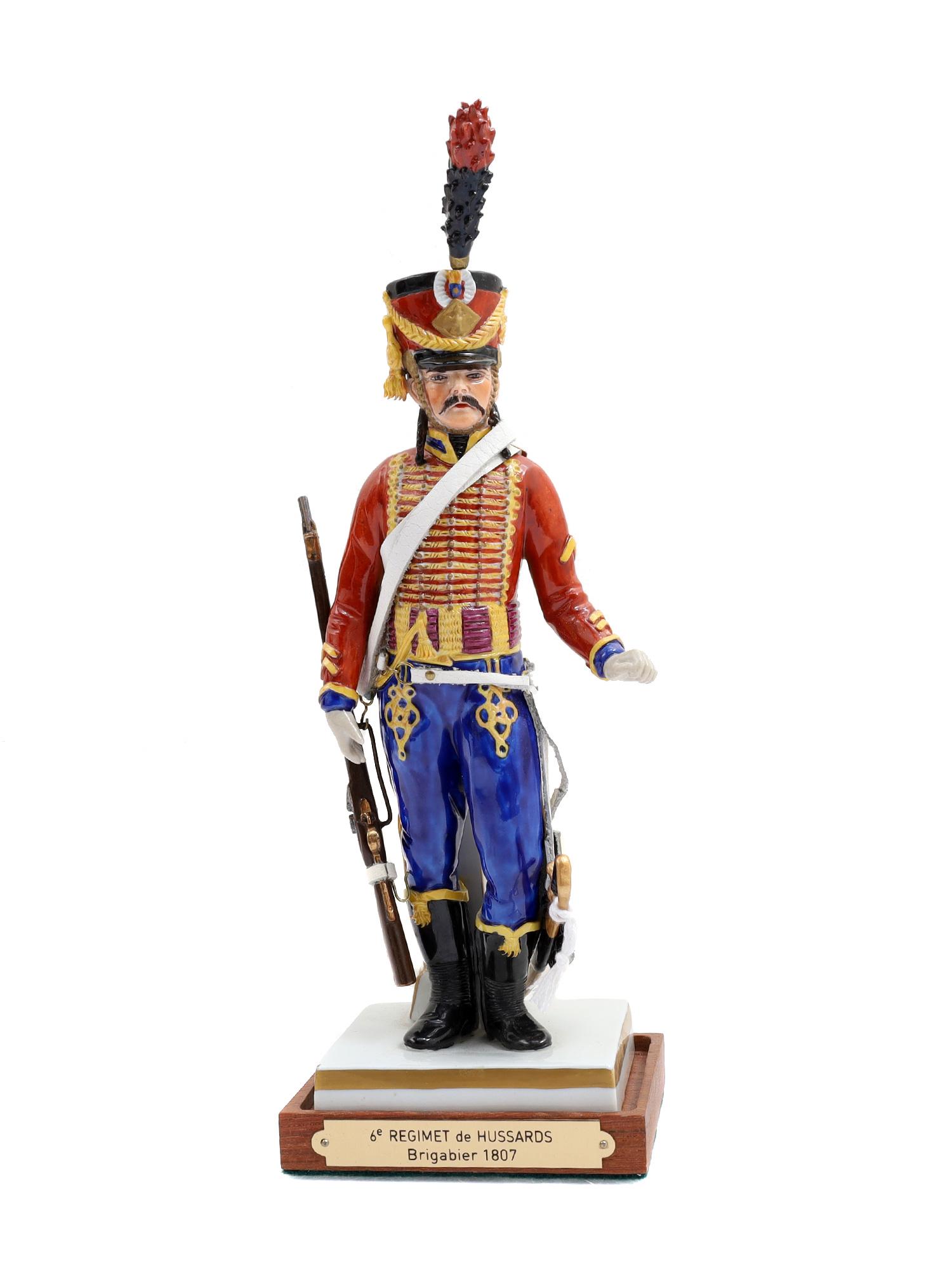 A GERDINGE FRENCH PORCELAIN SOLDIER FIGURINE (1 of 3)