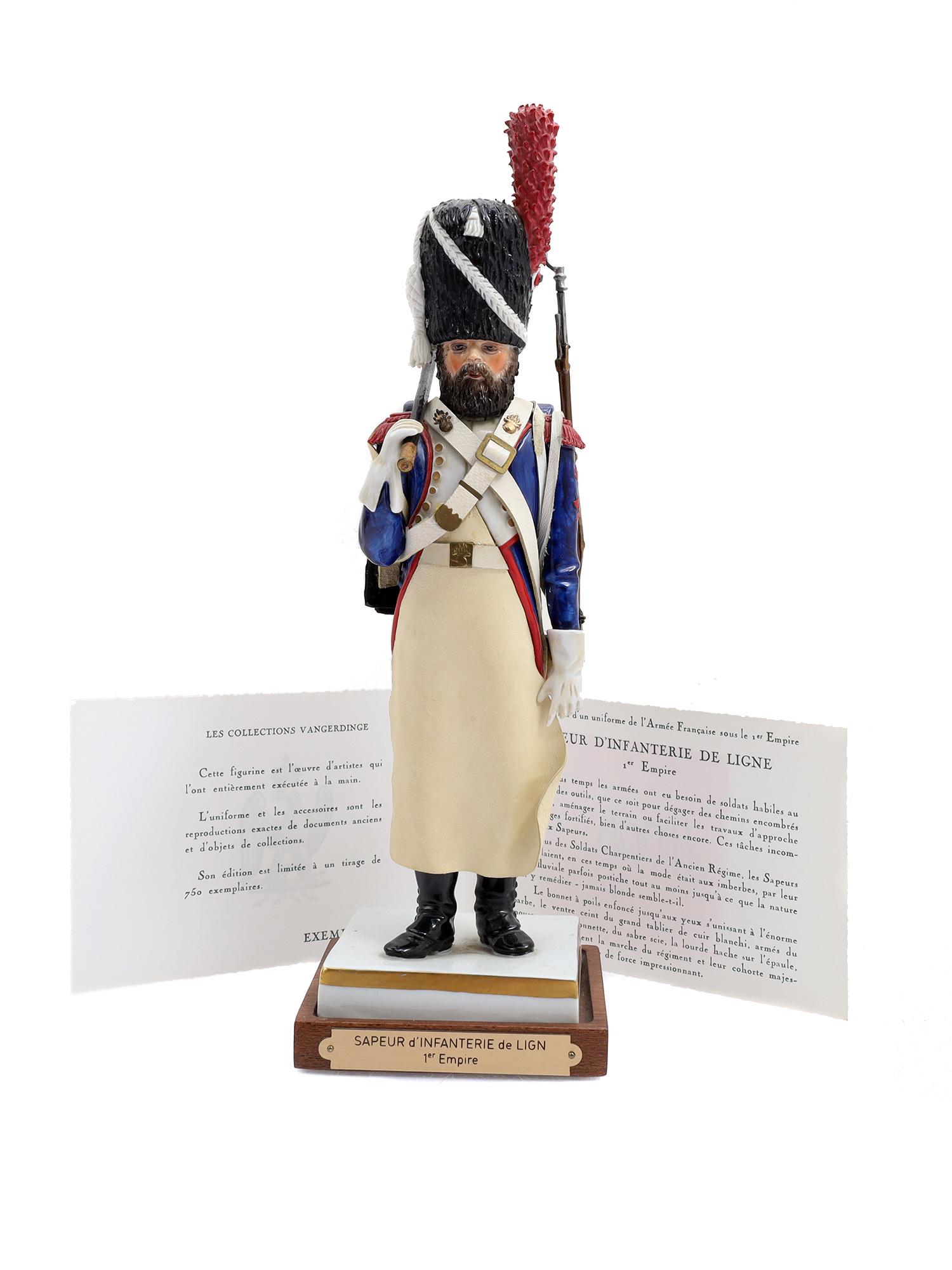 A GERDINGE FRENCH PORCELAIN SOLDIER FIGURINE (1 of 3)