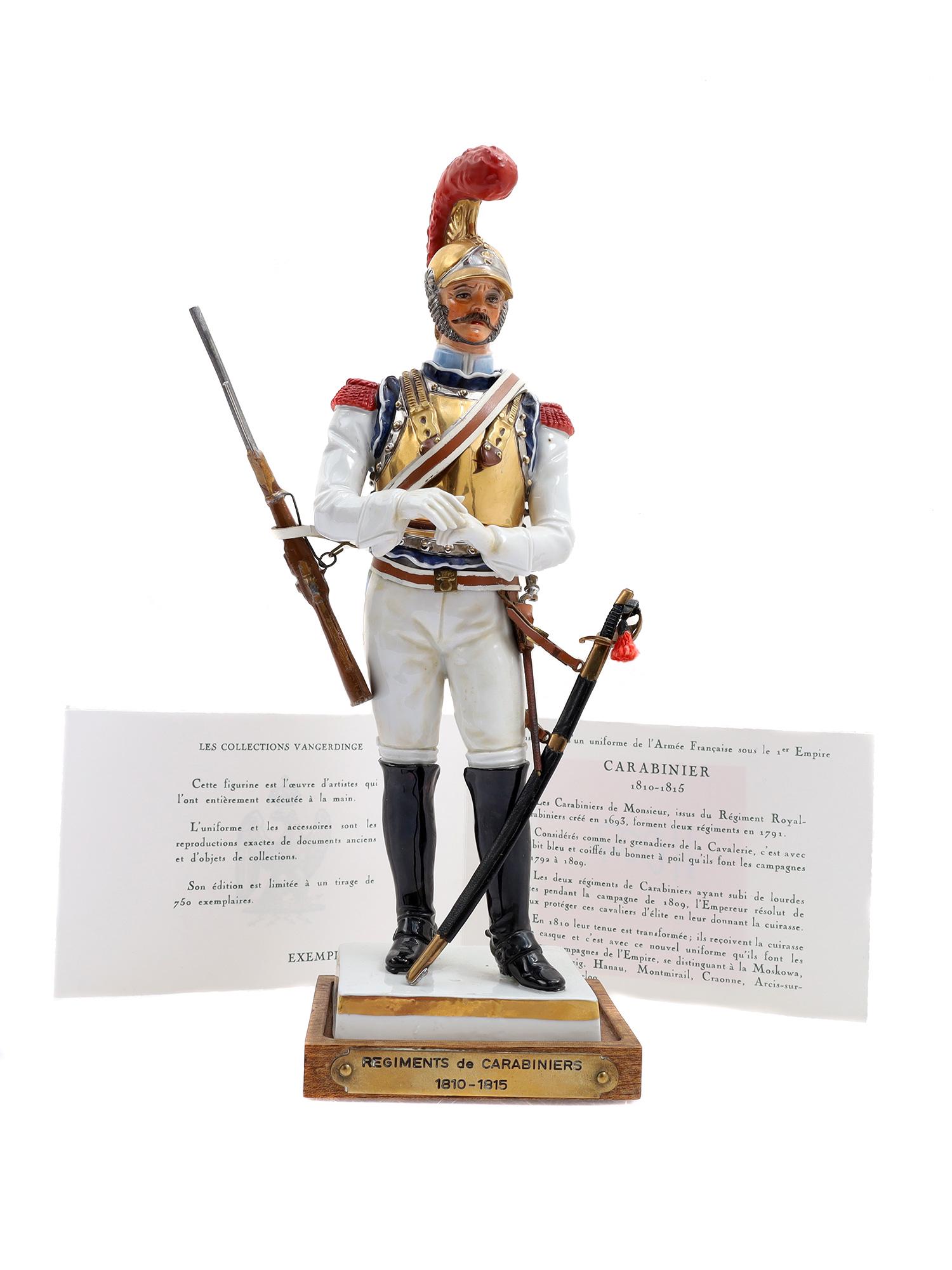 A GERDINGE FRENCH PORCELAIN SOLDIER FIGURINE (1 of 3)
