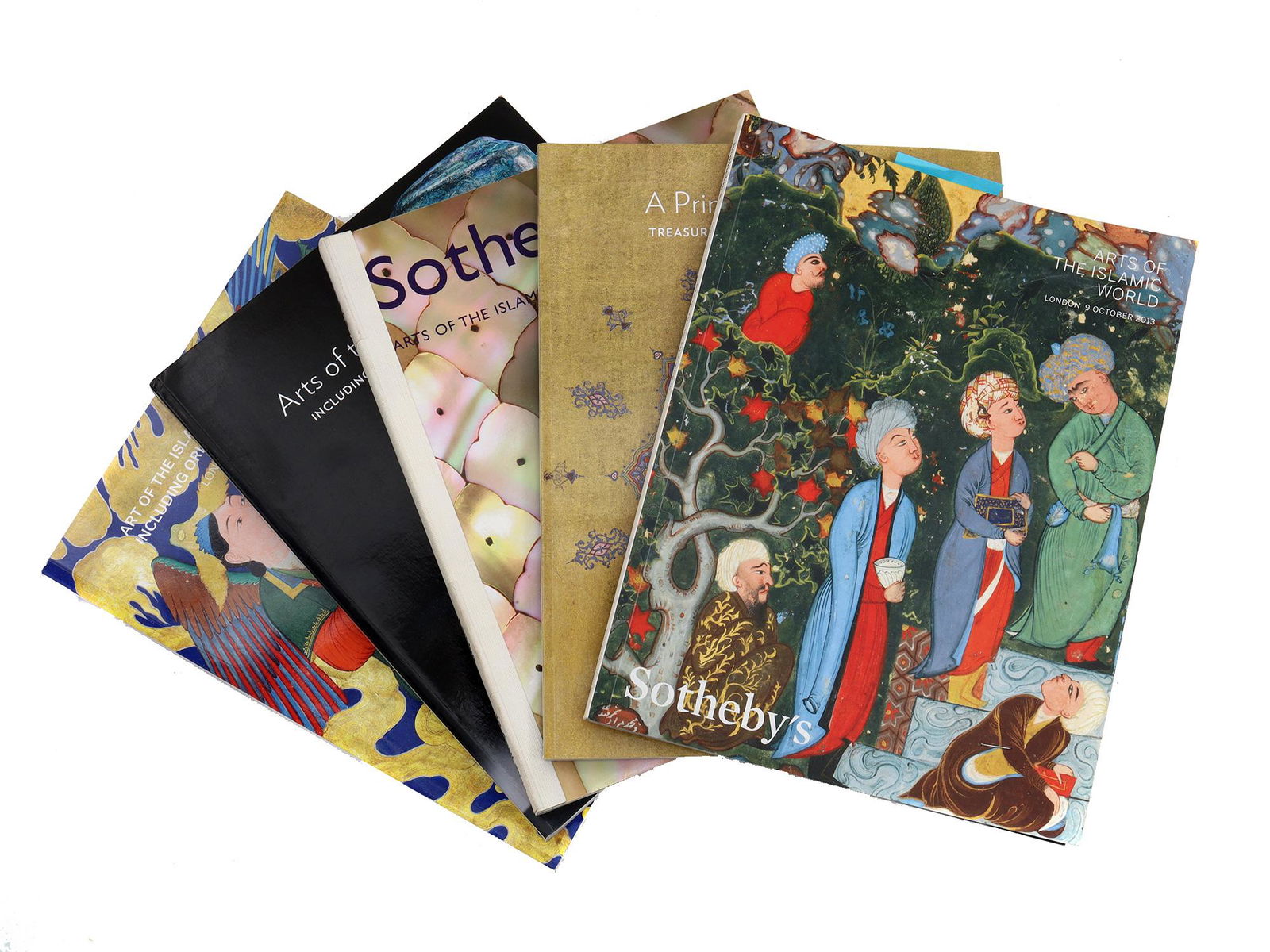 A LOT OF FIVE RARE ISLAMIC AUCTION CATALOGS (1 of 1)