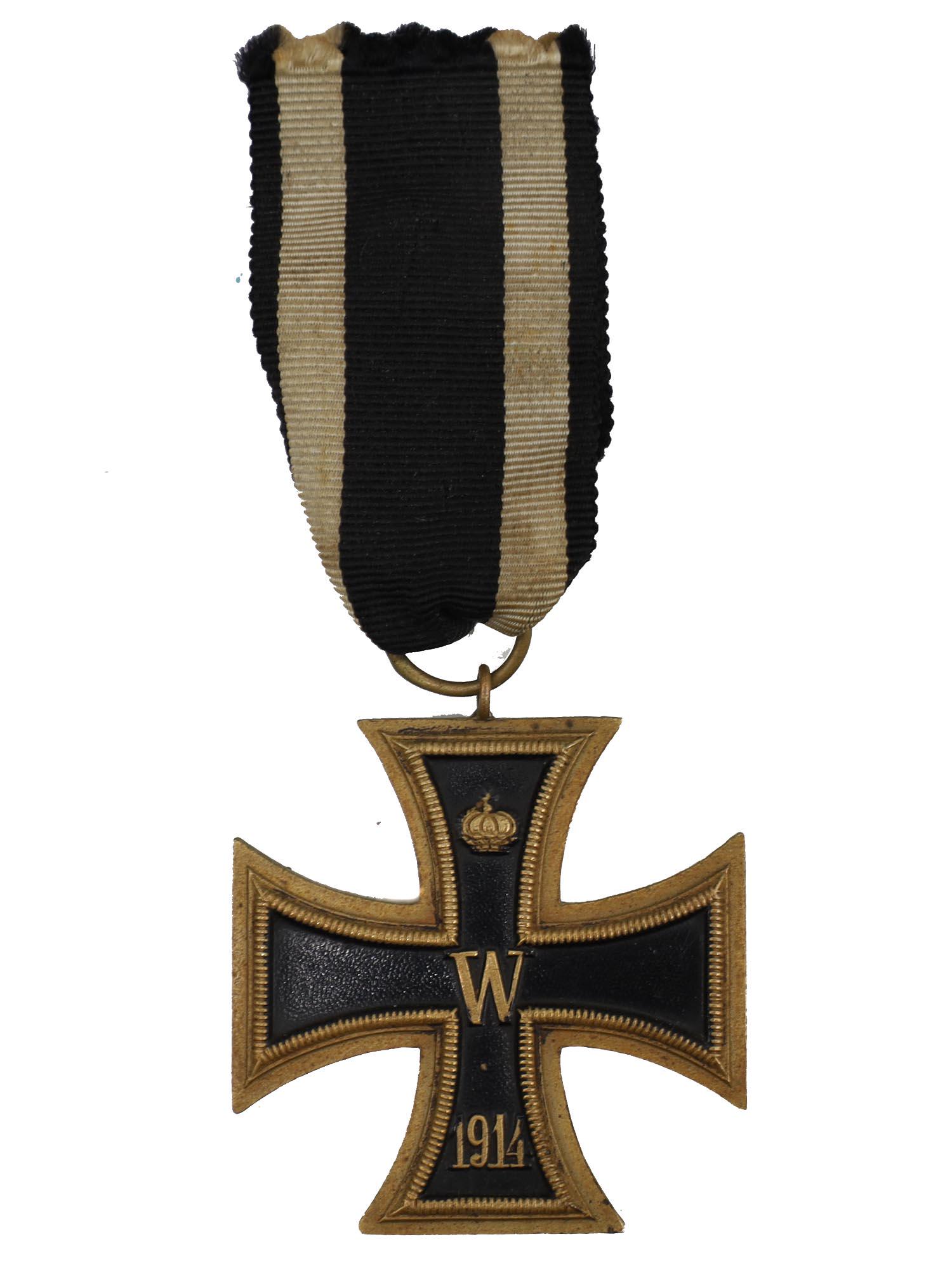 A WWI PERIOD PUSSIAN IRON CROSS 2ND CLASS MEDAL (1 of 2)