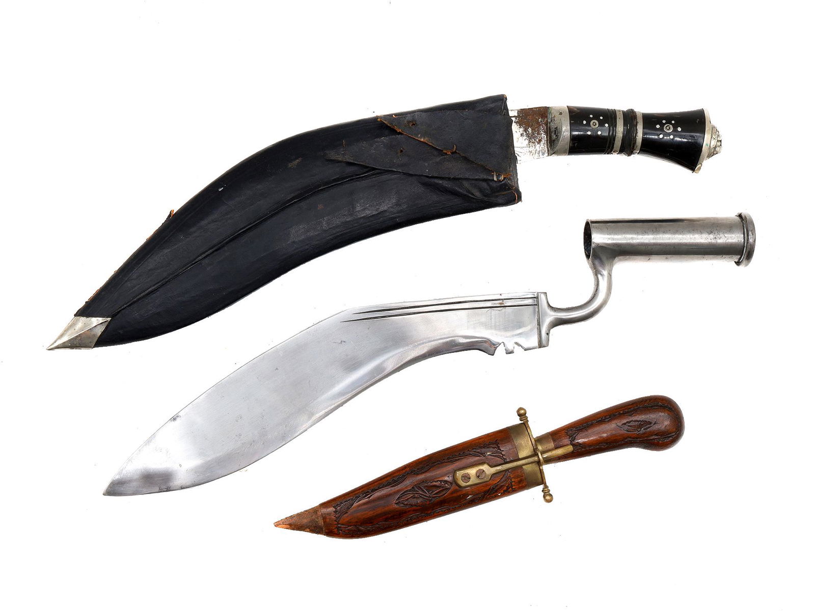 A LOT OF THREE ASIAN KNIVES BAYONETS (1 of 4)