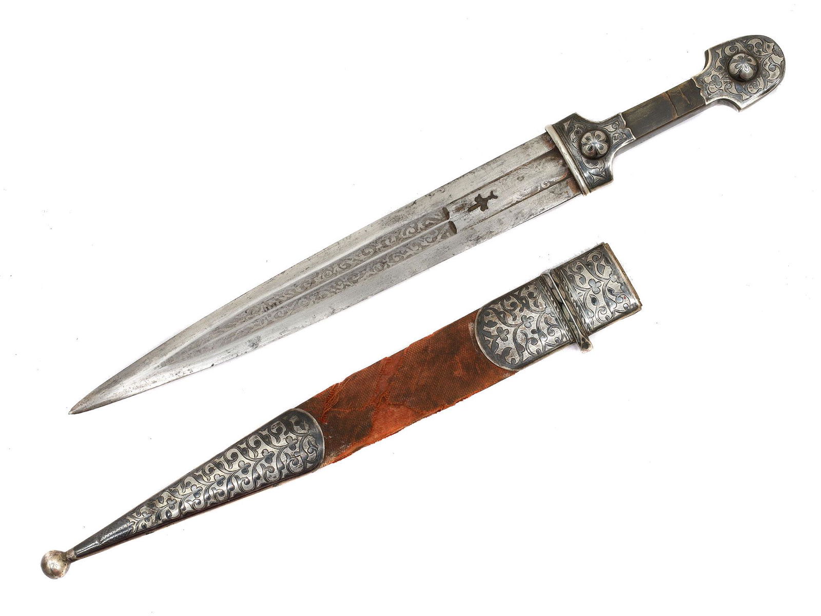 A CAUCASIAN SILVER-MOUNTED DAGGER FOR A BOY (1 of 6)