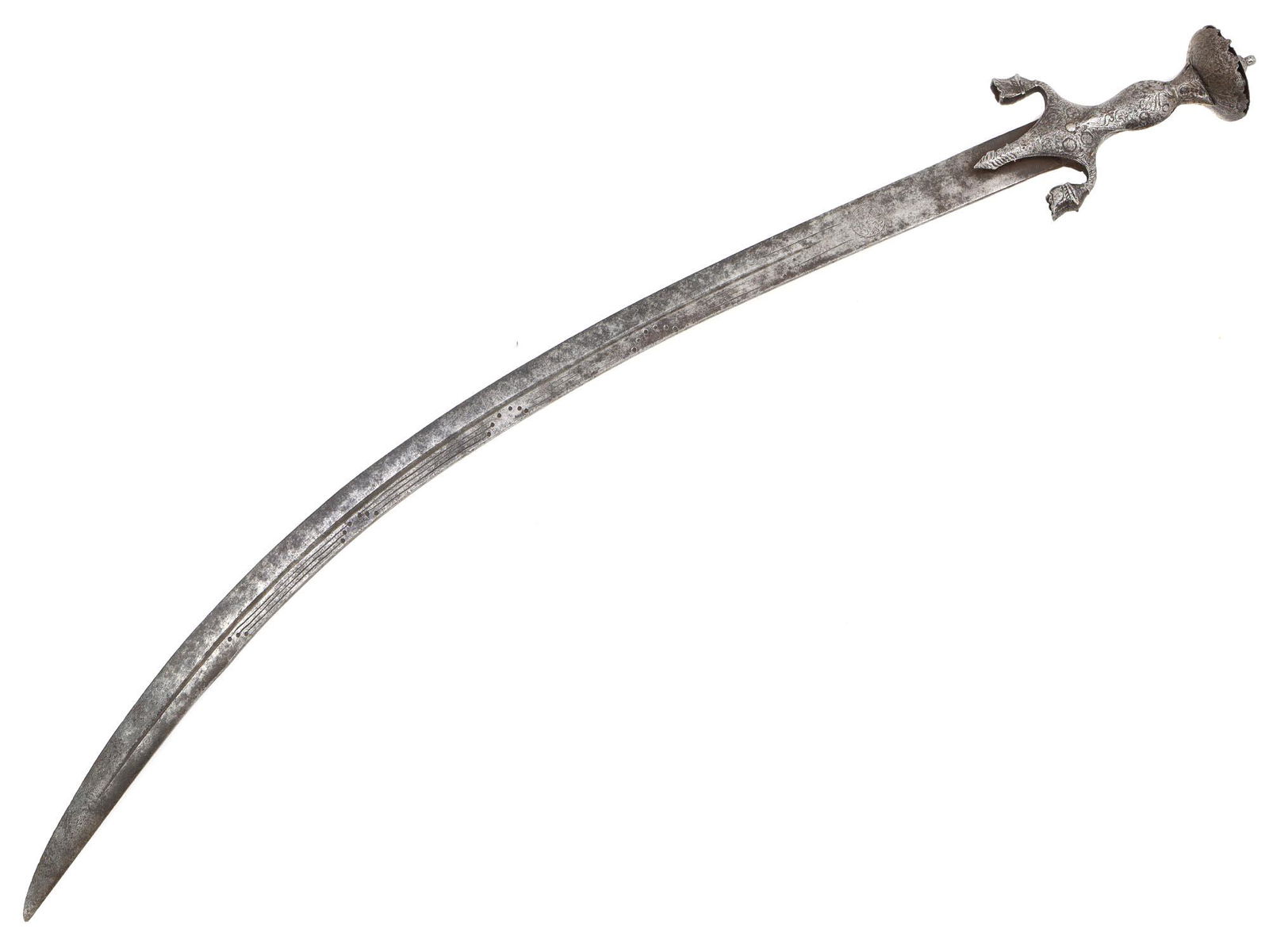 AN ANTIQUE CENTRAL ASIAN PULWAR SWORD, 19TH CEN. (1 of 4)